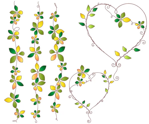 Decoración Objeto Ilustración Flores Diseñé Una Flor Trabajé Vectores — Archivo Imágenes Vectoriales