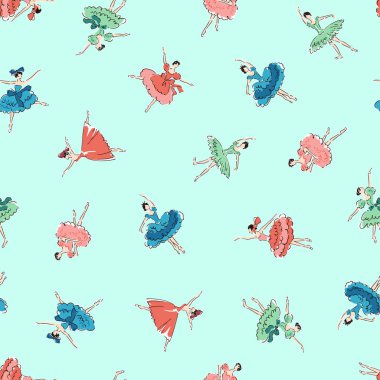 Desen balerin, bir desen bir balerin yaptı,