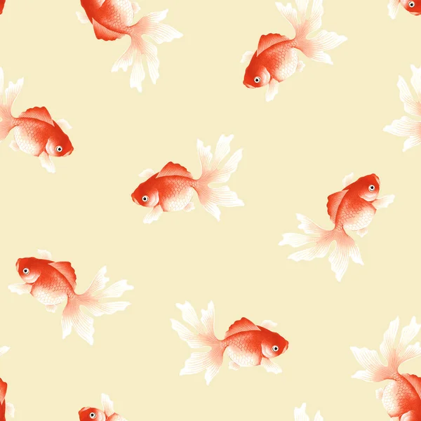 Japanese Style Fish Pattern — Stock Photo, Image