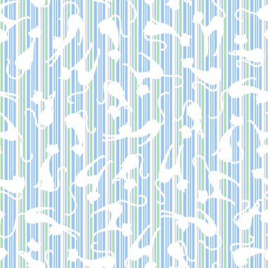 Güzel kedi desen, güzel kedi, çizim yaptı, sorunsuz bir şekilde devam etmek,