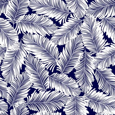 tropikal bitki deseni, bir tropikal tasarlanmış plantthis resim devam ediyor tekrar tekrar, bu bir vektör çalışma,