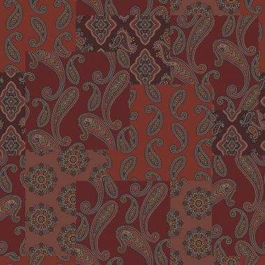 Paisley patchwork desen, Paisley desen tasarım, bu resim repeatedlyit bir vektör çalışma devam ediyor,