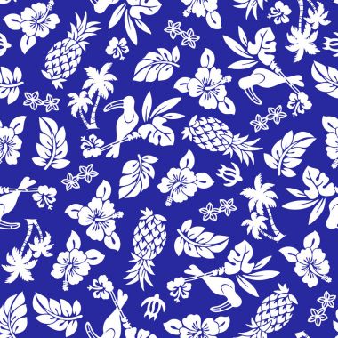 Ebegümeci ve ananas desen tasarımı için ebegümeci çekti, bu resim tekrar tekrar devam ediyor,