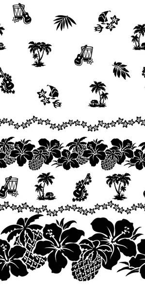 Ebegümeci ve ananas desen tasarımı için ebegümeci çekti, bu resim tekrar tekrar devam ediyor,