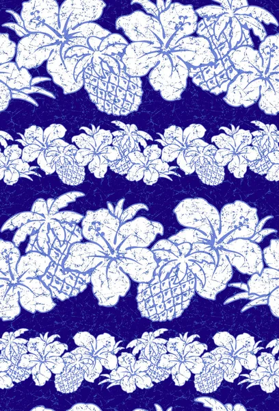 Ebegümeci ve ananas desen tasarımı için ebegümeci çekti, bu resim tekrar tekrar devam ediyor,