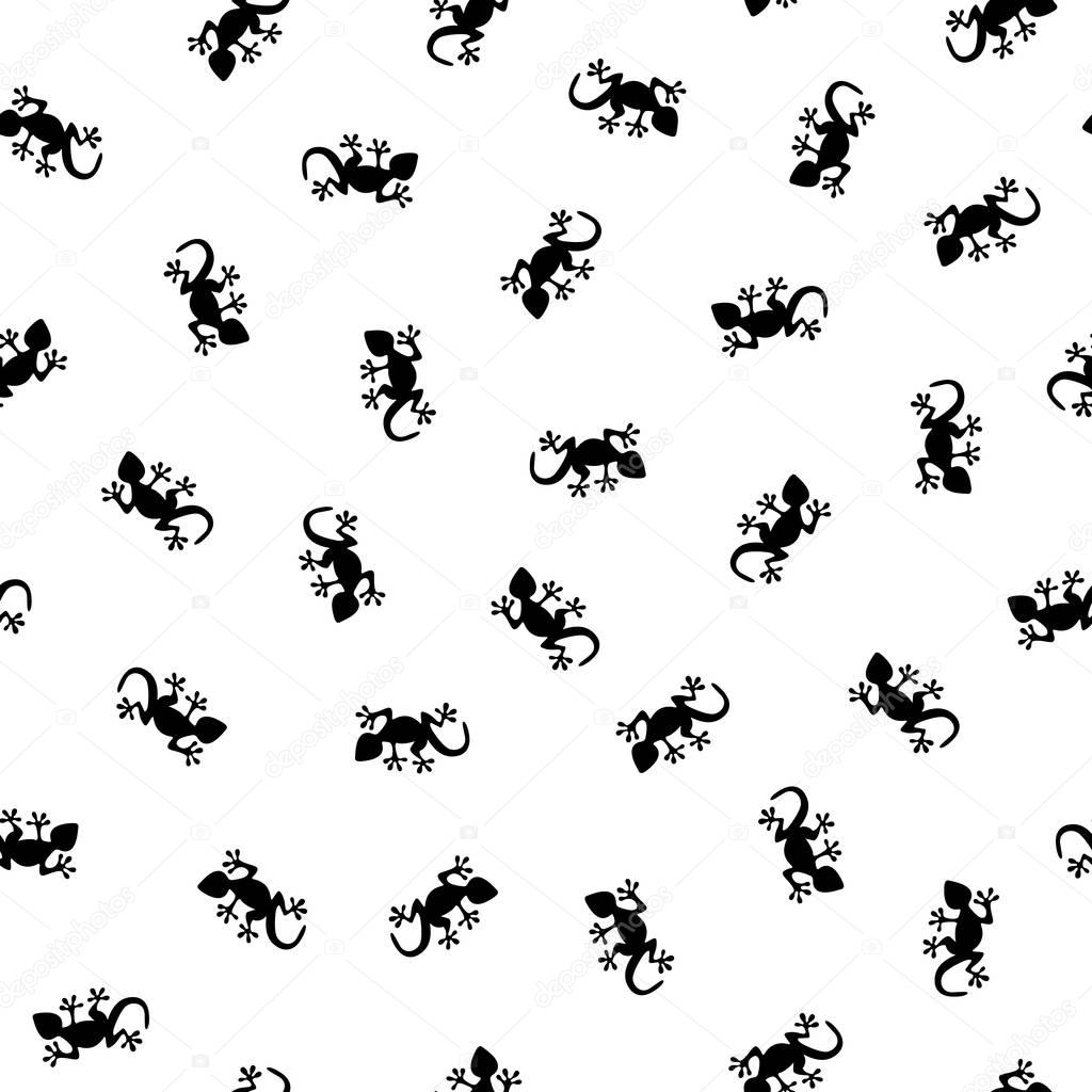Pattern of the lizard,Pattern of the illustration of the lizard