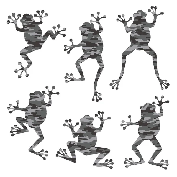 Frog Illustration Jag Ritade Groda Cutely — Stock vektor