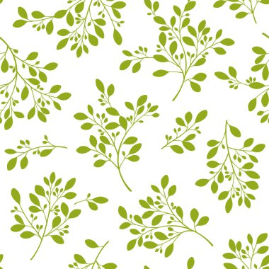 Soyut bitki deseni. Soyut bir bitki tasarlanmış, vektörel çizimler içinde çalıştı. Bu resim tekrar tekrar sorunsuz devam ediyor.