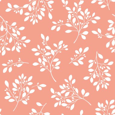 Soyut bitki deseni. Soyut bir bitki tasarlanmış, vektörel çizimler içinde çalıştı. Bu resim tekrar tekrar sorunsuz devam ediyor.