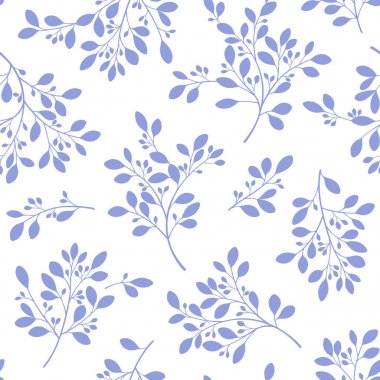 Soyut bitki deseni. Soyut bir bitki tasarlanmış, vektörel çizimler içinde çalıştı. Bu resim tekrar tekrar sorunsuz devam ediyor.