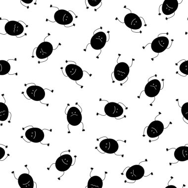 Yumurta comics illüstrasyon, bir resimde güzel bir yumurta yaptım, kesintisiz bir çalışma,