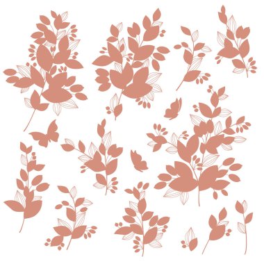 Yaprak çizim nesnesi. Bu basit ve bir yaprak ifade