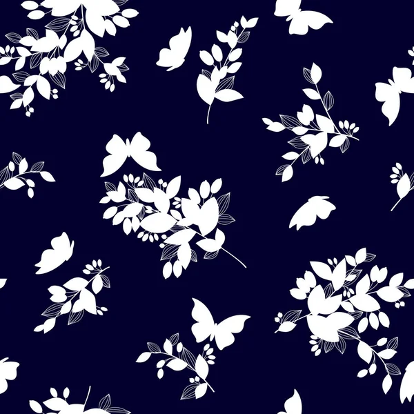 Leaf Illustration Pattern Simple Expressed Leafthese Designs Continue Seamlessly — стоковый вектор