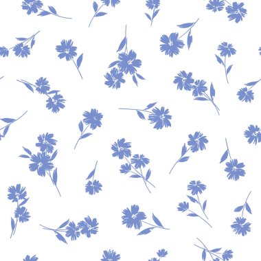 Çiçek illüstrasyon deseni, bir çiçek tasarlanmış, bu resim tekrar tekrar sorunsuz devam ediyor,