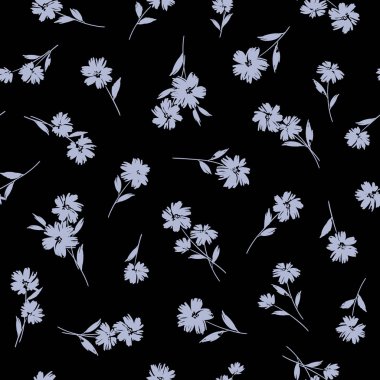 Çiçek illüstrasyon deseni, bir çiçek tasarlanmış, bu resim tekrar tekrar sorunsuz devam ediyor,