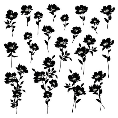 Güzel bir çiçeğin vektör illüstrasyon materyali basitçe tasarlanmış bir çiçeğin illüstrasyon materyali,