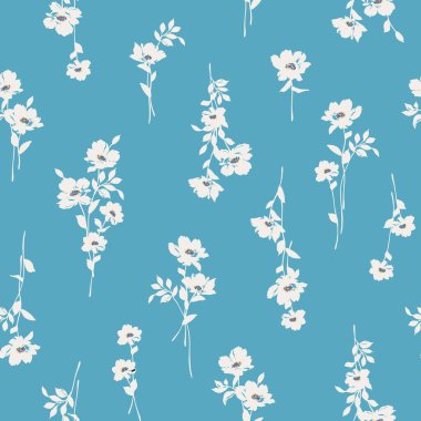 Güzel bir çiçeğin kusursuz vektör deseni, Bu tasarımlar pürüzsüz devam ediyor