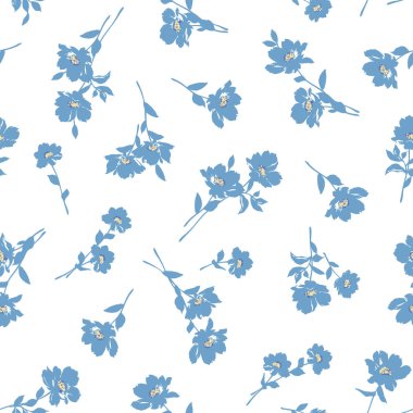 Güzel bir çiçeğin kusursuz vektör deseni, Bu tasarımlar pürüzsüz devam ediyor