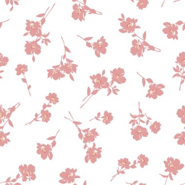 Güzel bir çiçeğin kusursuz vektör deseni, Bu tasarımlar pürüzsüz devam ediyor