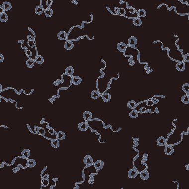 Zarif, güzel kurdelenin kusursuz deseni.,