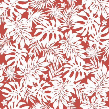 Güzel tropikal bitkisel desensiz çizimler, tropikal bitkilerin kusursuz desenleri, tropikal bir bitki tasarladım, bu resim kusursuz.,