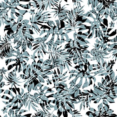 Güzel tropikal bitkisel desensiz çizimler, tropikal bitkilerin kusursuz desenleri, tropikal bir bitki tasarladım, bu resim kusursuz.,