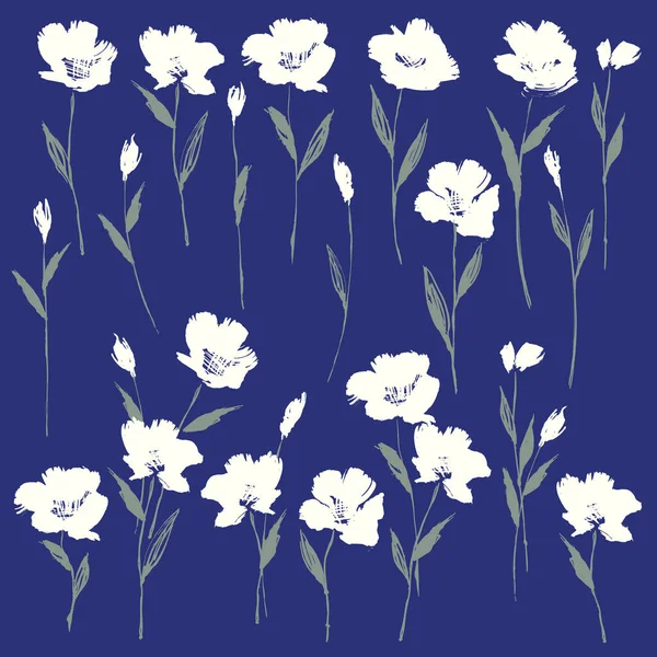Λουλούδι Διάνυσμα Εικονογράφηση Υλικό Αφηρημένη Όμορφα Έχω Σχεδιάσει Ένα Λουλούδι — Διανυσματικό Αρχείο