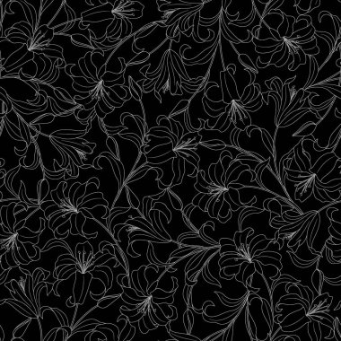 Güzel bir çiçeğin kusursuz vektör deseni, bir çiçek tasarladım, bu tasarımlar sorunsuzca devam ediyor.,