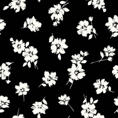 Soyut bir çiçeğin kusursuz desenli materyali, soyut bir çiçek dizayn ettim, bu resim durmaksızın devam ediyor.,