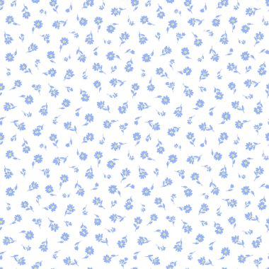 Güzel bir çiçeğin kusursuz vektör deseni,