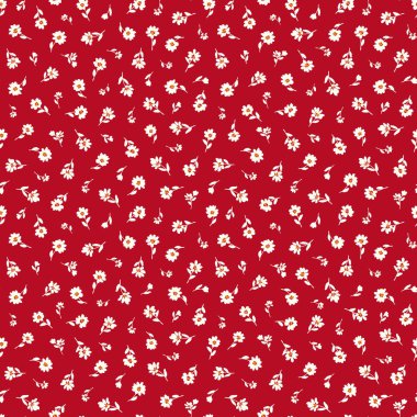 Güzel bir çiçeğin kusursuz vektör deseni,