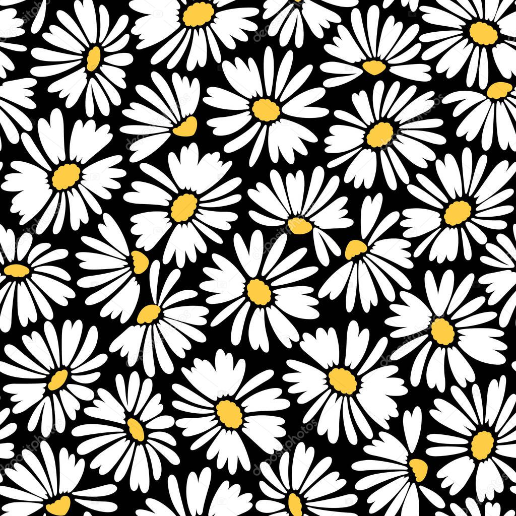 Seamless vector pattern of a beautiful flower,Seamless pattern of a flower designed simply,I designed a flower,These designs continue seamlessly,