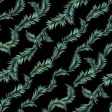 Tropikal bitkisiz desenli bir illüstrasyon. Tropikal bir bitki tasarladım. Bu resim kusursuz.