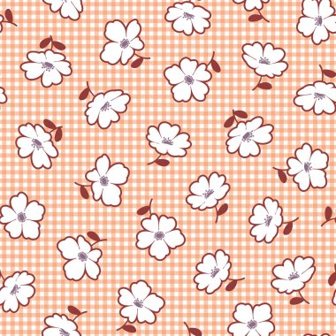 Güzel bir çiçeğin kusursuz vektör deseni, basit tasarlanmış bir çiçeğin kusursuz deseni, bir çiçek tasarladım, bu tasarımlar pürüzsüz bir şekilde devam ediyor.,