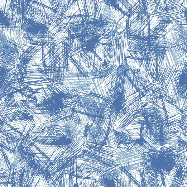 Unregelmäßige Pinsel Auge Abstrakte Musterillustration Dieses Gemälde Setzt Sich Wiederholt — Stockvektor