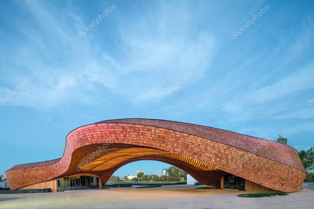 Sacramento Ca Nov 13 2018 The Barn Stock Editorial Photo The Barn Is A Multi Use Structure That Blurs Disciplinary Boundaries Of Architecture Landscape And Structural Engineering
