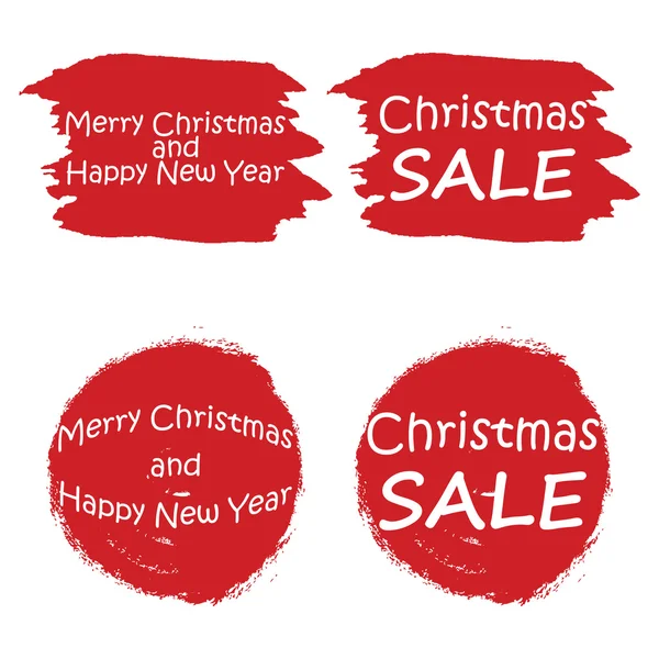 Vánoční prodej značky — Stockový vektor