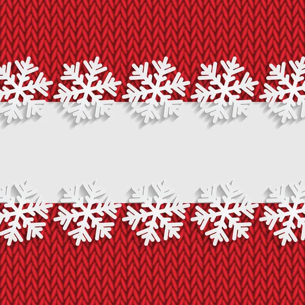 Weihnachten und Neujahr Hintergrund mit Platz für Ihren Text — Stockvektor
