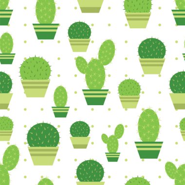 Kaktüs ve noktalar ile Seamless Modeli
