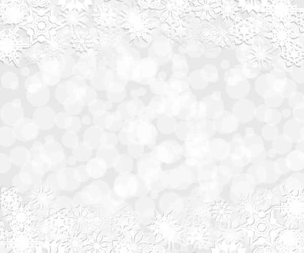 クリスマスの背景。新年のご挨拶の背景。冬の抽象化 — ストックベクタ