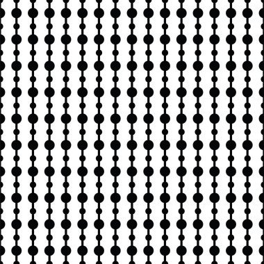 Geometrik çizgi tek renkli soyut seamless modeli nokta ile