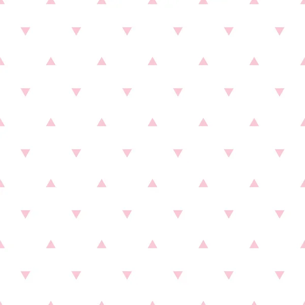 三角形の幾何学的なピンク シームレス パターン — ストックベクタ