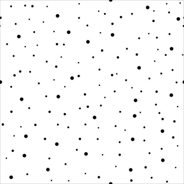 Geometric  monochrome abstract seamless pattern with dot — Stock Vector