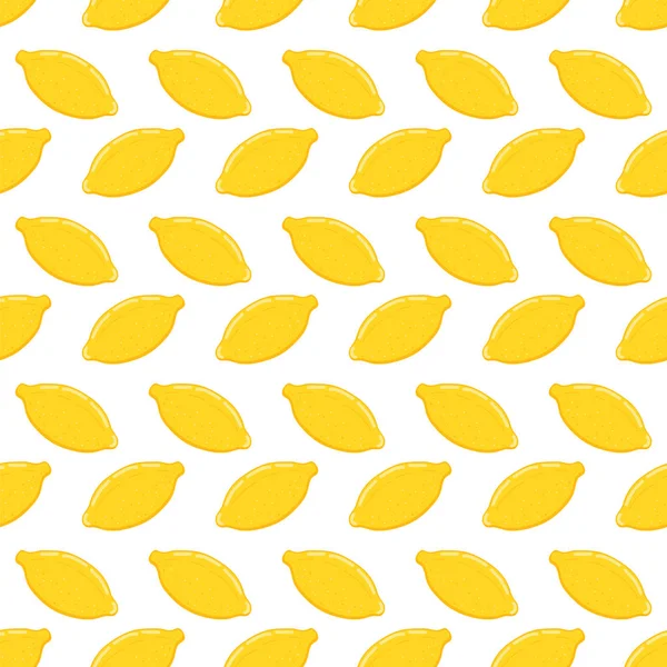 Lemon seamless pattern — Stock Vector