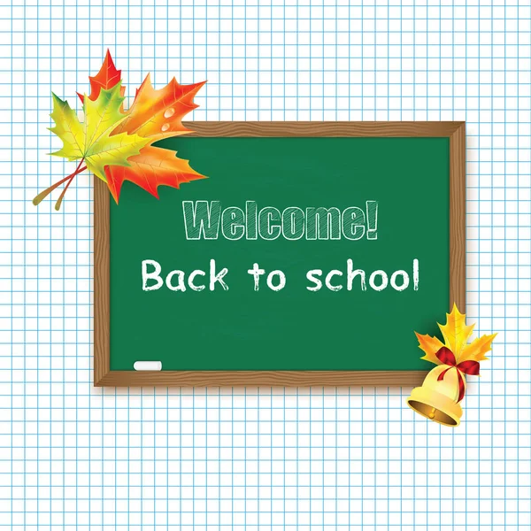 Back to School banner — Stock Vector