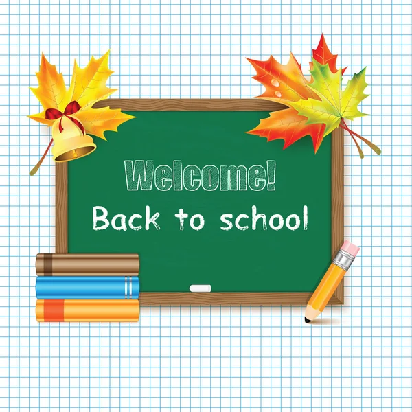 Back to School banner — Stock Vector