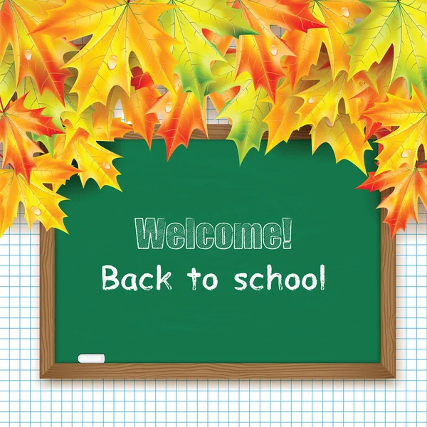 Back to School banner — Stock Vector
