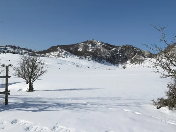 Monte gorbea in inverno — Foto Stock