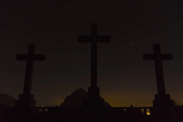La antigua cruz — Foto de Stock