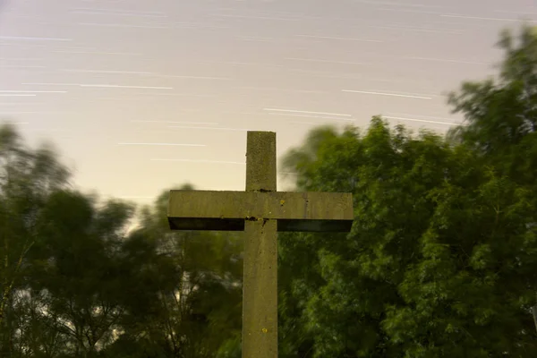 L'antica croce — Foto Stock